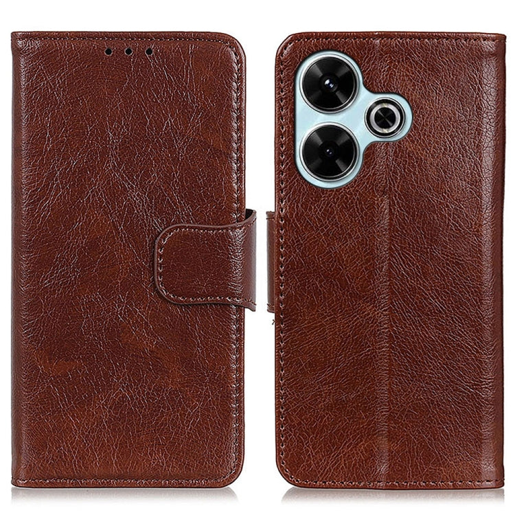 Nappa Texture Horizontal Flip Leather Phone Case