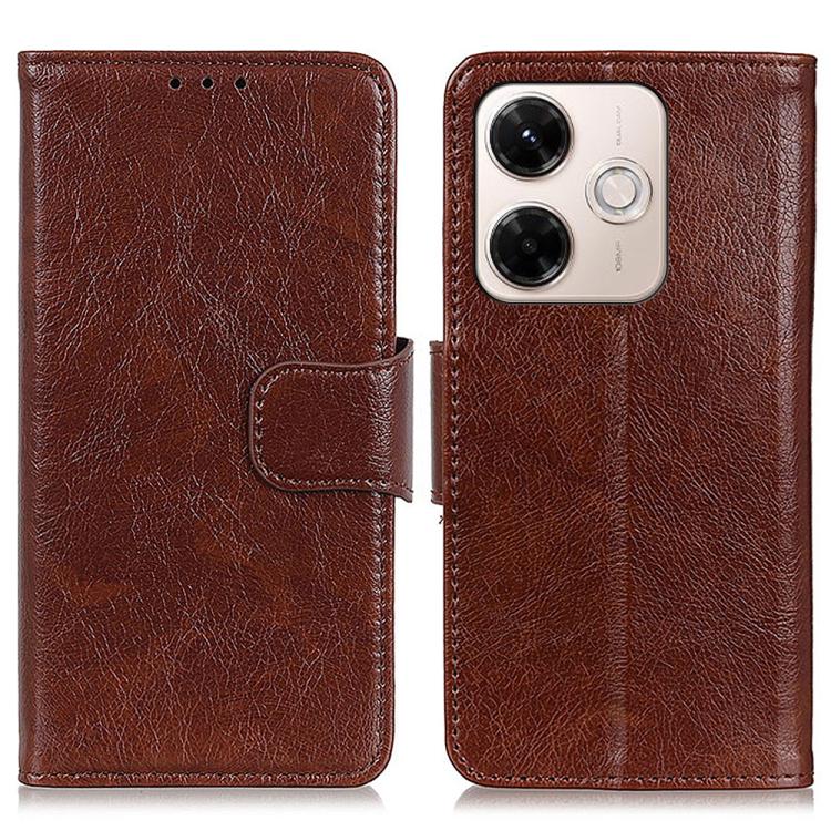 Nappa Texture Horizontal Flip Leather Phone Case