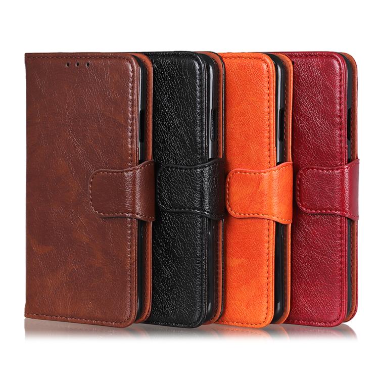 Nappa Texture Horizontal Flip Leather Phone Case