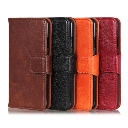 Nappa Texture Horizontal Flip Leather Phone Case
