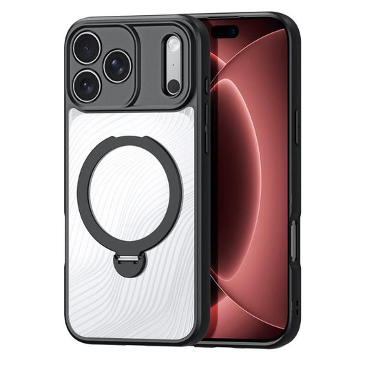 DUX DUCIS Aimo Mag Series Coque de téléphone givrée avec support d'anneau MagSafe, pour iPhone 17 Pro, pour iPhone 17, pour iPhone Air