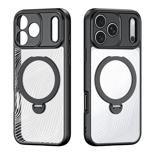 DUX DUCIS Aimo Mag Series Coque de téléphone givrée avec support d'anneau MagSafe, pour iPhone 17 Pro, pour iPhone 17, pour iPhone Air
