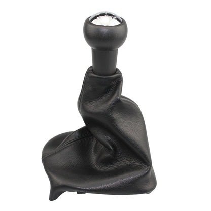 For Peugeot 207 / 307 / CC30 Car 5 Speed Gear Lever Hand Ball Leather Gear Shift Knob with Dustproof Cover, For Peugeot 207 / 307 / CC30