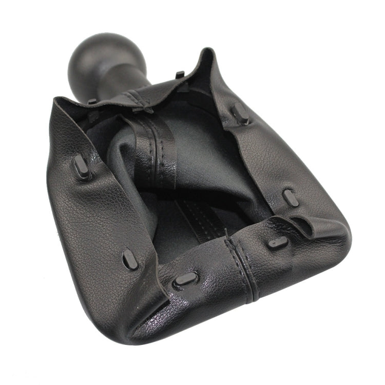 For Peugeot 207 / 307 / CC30 Car 5 Speed Gear Lever Hand Ball Leather Gear Shift Knob with Dustproof Cover, For Peugeot 207 / 307 / CC30