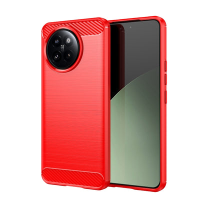 Carbon Fiber Brushed Texture TPU Phone Case, For Xiaomi 17T Pro 5G, For Xiaomi 17T 5G, For Xiaomi Poco X8 Pro Max 5G, For Xiaomi Poco X8 Pro 5G, For Xiaomi 17 Ultra, For Xiaomi 17 Pro Max, For Xiaomi 17 Pro, For Xiaomi 17, For Xiaomi Poco M7 4G 169mm  ...