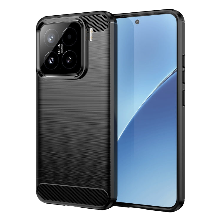 Carbon Fiber Brushed Texture TPU Phone Case, For Xiaomi 17T Pro 5G, For Xiaomi 17T 5G, For Xiaomi Poco X8 Pro Max 5G, For Xiaomi Poco X8 Pro 5G, For Xiaomi 17 Ultra, For Xiaomi 17 Pro Max, For Xiaomi 17 Pro, For Xiaomi 17, For Xiaomi Poco M7 4G 169mm  ...