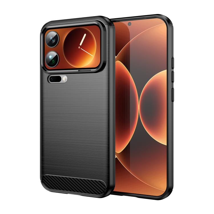 Carbon Fiber Brushed Texture TPU Phone Case, For Xiaomi 17T Pro 5G, For Xiaomi 17T 5G, For Xiaomi Poco X8 Pro Max 5G, For Xiaomi Poco X8 Pro 5G, For Xiaomi 17 Ultra, For Xiaomi 17 Pro Max, For Xiaomi 17 Pro, For Xiaomi 17, For Xiaomi Poco M7 4G 169mm  ...