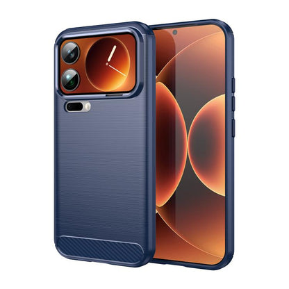 Carbon Fiber Brushed Texture TPU Phone Case, For Xiaomi 17T Pro 5G, For Xiaomi 17T 5G, For Xiaomi Poco X8 Pro Max 5G, For Xiaomi Poco X8 Pro 5G, For Xiaomi 17 Ultra, For Xiaomi 17 Pro Max, For Xiaomi 17 Pro, For Xiaomi 17, For Xiaomi Poco M7 4G 169mm  ...