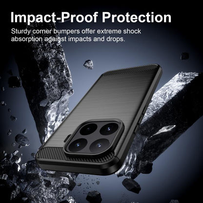 Carbon Fiber Brushed Texture TPU Phone Case, For Xiaomi 17T Pro 5G, For Xiaomi 17T 5G, For Xiaomi Poco X8 Pro Max 5G, For Xiaomi Poco X8 Pro 5G, For Xiaomi 17 Ultra, For Xiaomi 17 Pro Max, For Xiaomi 17 Pro, For Xiaomi 17, For Xiaomi Poco M7 4G 169mm  ...