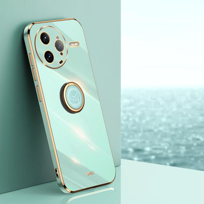 XINLI Straight Edge 6D Electroplate TPU Phone Case with Ring Holder, For Redmi A7 Pro 4G/5G 171mm, For Redmi Turbo 5 5G/Poco X8 Pro 5G, For Redmi Turbo 5 Max 5G, For Redmi Note 15 4G Global 164mm, For Redmi K90 Pro Max / Poco F8 Ultra                  ...