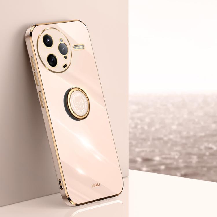 XINLI Straight Edge 6D Electroplate TPU Phone Case with Ring Holder, For Redmi A7 Pro 4G/5G 171mm, For Redmi Turbo 5 5G/Poco X8 Pro 5G, For Redmi Turbo 5 Max 5G, For Redmi Note 15 4G Global 164mm, For Redmi K90 Pro Max / Poco F8 Ultra                  ...