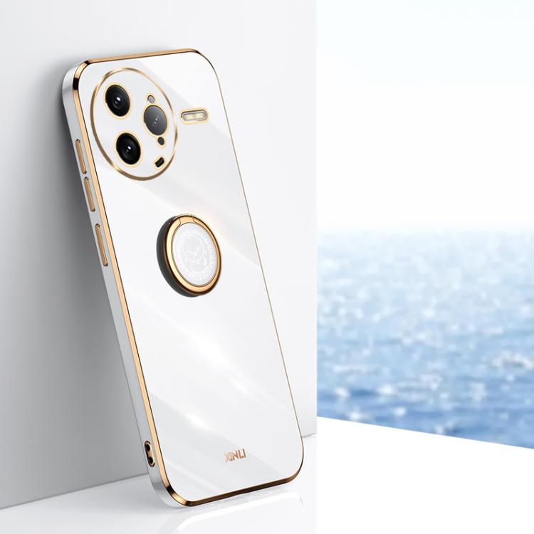 XINLI Straight Edge 6D Electroplate TPU Phone Case with Ring Holder, For Redmi A7 Pro 4G/5G 171mm, For Redmi Turbo 5 5G/Poco X8 Pro 5G, For Redmi Turbo 5 Max 5G, For Redmi Note 15 4G Global 164mm, For Redmi K90 Pro Max / Poco F8 Ultra                  ...
