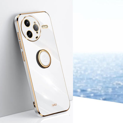 XINLI Straight Edge 6D Electroplate TPU Phone Case with Ring Holder, For Redmi A7 Pro 4G/5G 171mm, For Redmi Turbo 5 5G/Poco X8 Pro 5G, For Redmi Turbo 5 Max 5G, For Redmi Note 15 4G Global 164mm, For Redmi K90 Pro Max / Poco F8 Ultra                  ...