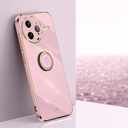 XINLI Straight Edge 6D Electroplate TPU Phone Case with Ring Holder, For Redmi A7 Pro 4G/5G 171mm, For Redmi Turbo 5 5G/Poco X8 Pro 5G, For Redmi Turbo 5 Max 5G, For Redmi Note 15 4G Global 164mm, For Redmi K90 Pro Max / Poco F8 Ultra                  ...