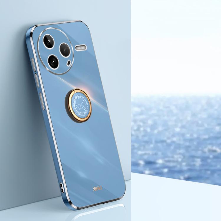 XINLI Straight Edge 6D Electroplate TPU Phone Case with Ring Holder, For Redmi A7 Pro 4G/5G 171mm, For Redmi Turbo 5 5G/Poco X8 Pro 5G, For Redmi Turbo 5 Max 5G, For Redmi Note 15 4G Global 164mm, For Redmi K90 Pro Max / Poco F8 Ultra                  ...