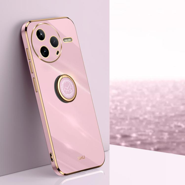 XINLI Straight Edge 6D Electroplate TPU Phone Case with Ring Holder, For Redmi A7 Pro 4G/5G 171mm, For Redmi Turbo 5 5G/Poco X8 Pro 5G, For Redmi Turbo 5 Max 5G, For Redmi Note 15 4G Global 164mm, For Redmi K90 Pro Max / Poco F8 Ultra                  ...