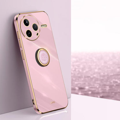 XINLI Straight Edge 6D Electroplate TPU Phone Case with Ring Holder, For Redmi A7 Pro 4G/5G 171mm, For Redmi Turbo 5 5G/Poco X8 Pro 5G, For Redmi Turbo 5 Max 5G, For Redmi Note 15 4G Global 164mm, For Redmi K90 Pro Max / Poco F8 Ultra                  ...