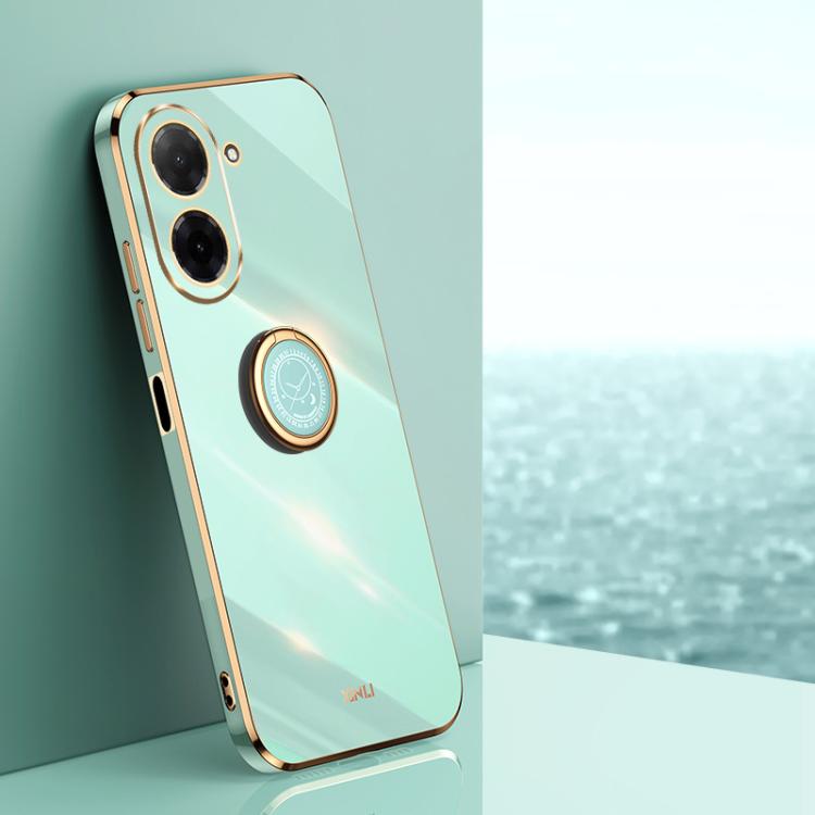 XINLI Straight Edge 6D Electroplate TPU Phone Case with Ring Holder, For Redmi A7 Pro 4G/5G 171mm, For Redmi Turbo 5 5G/Poco X8 Pro 5G, For Redmi Turbo 5 Max 5G, For Redmi Note 15 4G Global 164mm, For Redmi K90 Pro Max / Poco F8 Ultra                  ...