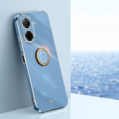 XINLI Straight Edge 6D Electroplate TPU Phone Case with Ring Holder, For Redmi A7 Pro 4G/5G 171mm, For Redmi Turbo 5 5G/Poco X8 Pro 5G, For Redmi Turbo 5 Max 5G, For Redmi Note 15 4G Global 164mm, For Redmi K90 Pro Max / Poco F8 Ultra                  ...