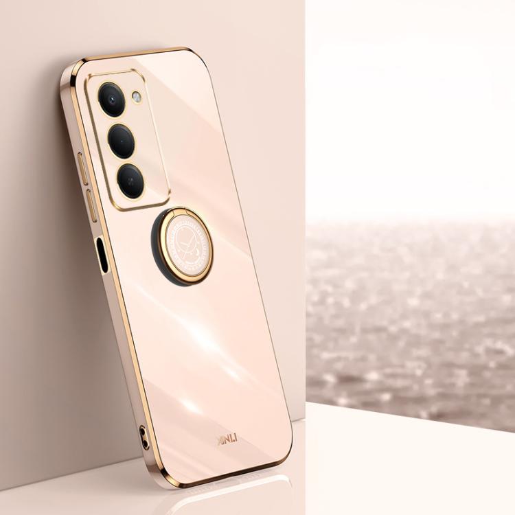 XINLI Straight Edge 6D Electroplate TPU Phone Case with Ring Holder, For Redmi A7 Pro 4G/5G 171mm, For Redmi Turbo 5 5G/Poco X8 Pro 5G, For Redmi Turbo 5 Max 5G, For Redmi Note 15 4G Global 164mm, For Redmi K90 Pro Max / Poco F8 Ultra                  ...