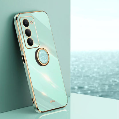 XINLI Straight Edge 6D Electroplate TPU Phone Case with Ring Holder, For Redmi A7 Pro 4G/5G 171mm, For Redmi Turbo 5 5G/Poco X8 Pro 5G, For Redmi Turbo 5 Max 5G, For Redmi Note 15 4G Global 164mm, For Redmi K90 Pro Max / Poco F8 Ultra                  ...