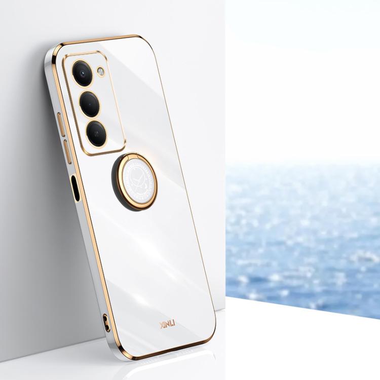 XINLI Straight Edge 6D Electroplate TPU Phone Case with Ring Holder, For Redmi A7 Pro 4G/5G 171mm, For Redmi Turbo 5 5G/Poco X8 Pro 5G, For Redmi Turbo 5 Max 5G, For Redmi Note 15 4G Global 164mm, For Redmi K90 Pro Max / Poco F8 Ultra                  ...