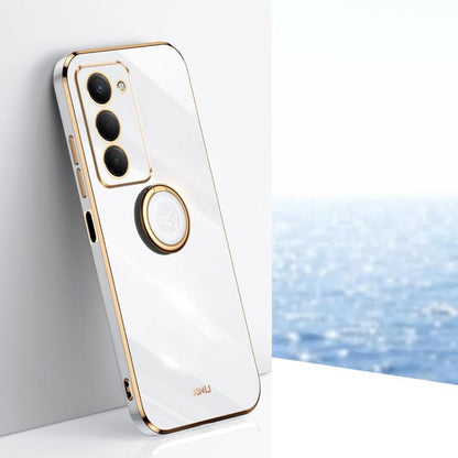 XINLI Straight Edge 6D Electroplate TPU Phone Case with Ring Holder, For Redmi A7 Pro 4G/5G 171mm, For Redmi Turbo 5 5G/Poco X8 Pro 5G, For Redmi Turbo 5 Max 5G, For Redmi Note 15 4G Global 164mm, For Redmi K90 Pro Max / Poco F8 Ultra                  ...