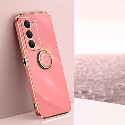 XINLI Straight Edge 6D Electroplate TPU Phone Case with Ring Holder, For Redmi A7 Pro 4G/5G 171mm, For Redmi Turbo 5 5G/Poco X8 Pro 5G, For Redmi Turbo 5 Max 5G, For Redmi Note 15 4G Global 164mm, For Redmi K90 Pro Max / Poco F8 Ultra                  ...