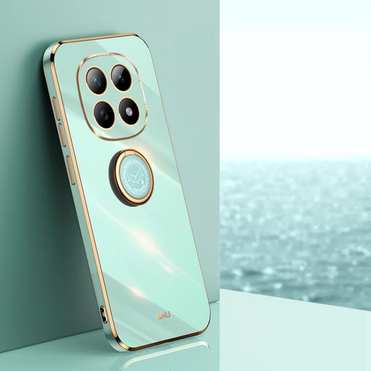 XINLI Straight Edge 6D Electroplate TPU Phone Case with Ring Holder, For Redmi A7 Pro 4G/5G 171mm, For Redmi Turbo 5 5G/Poco X8 Pro 5G, For Redmi Turbo 5 Max 5G, For Redmi Note 15 4G Global 164mm, For Redmi K90 Pro Max / Poco F8 Ultra                  ...