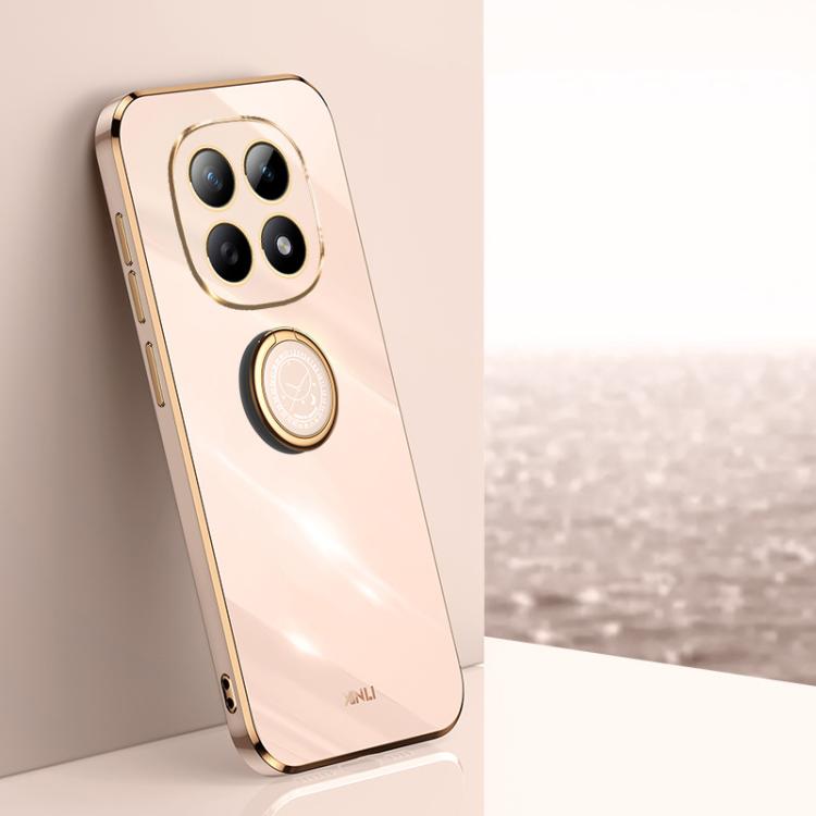 XINLI Straight Edge 6D Electroplate TPU Phone Case with Ring Holder, For Redmi A7 Pro 4G/5G 171mm, For Redmi Turbo 5 5G/Poco X8 Pro 5G, For Redmi Turbo 5 Max 5G, For Redmi Note 15 4G Global 164mm, For Redmi K90 Pro Max / Poco F8 Ultra                  ...