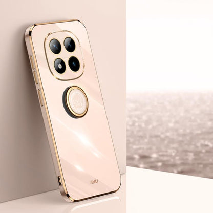 XINLI Straight Edge 6D Electroplate TPU Phone Case with Ring Holder, For Redmi A7 Pro 4G/5G 171mm, For Redmi Turbo 5 5G/Poco X8 Pro 5G, For Redmi Turbo 5 Max 5G, For Redmi Note 15 4G Global 164mm, For Redmi K90 Pro Max / Poco F8 Ultra                  ...