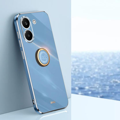XINLI Straight Edge 6D Electroplate TPU Phone Case with Ring Holder, For Redmi A7 Pro 4G/5G 171mm, For Redmi Turbo 5 5G/Poco X8 Pro 5G, For Redmi Turbo 5 Max 5G, For Redmi Note 15 4G Global 164mm, For Redmi K90 Pro Max / Poco F8 Ultra                  ...