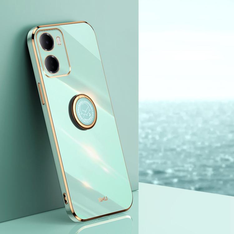 XINLI Straight Edge 6D Electroplate TPU Phone Case with Ring Holder, For Redmi A7 Pro 4G/5G 171mm, For Redmi 15a 5G, For Redmi Turbo 5 5G/Poco X8 Pro 5G, For Redmi Turbo 5 Max 5G, For Redmi Note 15 4G Global 164mm, For Redmi K90 Pro Max / Poco F8 Ultra...