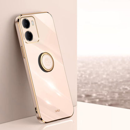 XINLI Straight Edge 6D Electroplate TPU Phone Case with Ring Holder, For Redmi A7 Pro 4G/5G 171mm, For Redmi 15a 5G, For Redmi Turbo 5 5G/Poco X8 Pro 5G, For Redmi Turbo 5 Max 5G, For Redmi Note 15 4G Global 164mm, For Redmi K90 Pro Max / Poco F8 Ultra...