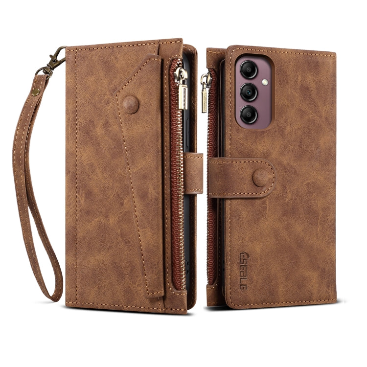 ESEBLE Retro Frosted RFID Flip Leather Phone Case, For Samsung Galaxy S25 FE 5G, For Samsung Galaxy S25 Edge 5G, For Samsung Galaxy S25 5G, For Samsung Galaxy S25+ 5G, For Samsung Galaxy S25 Ultra 5G, For Samsung Galaxy S24 FE 5G�����������������������...