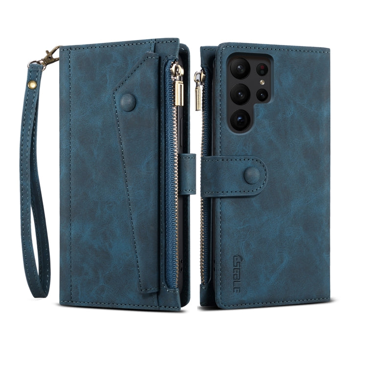 ESEBLE Retro Frosted RFID Flip Leather Phone Case, For Samsung Galaxy S25 FE 5G, For Samsung Galaxy S25 Edge 5G, For Samsung Galaxy S25 5G, For Samsung Galaxy S25+ 5G, For Samsung Galaxy S25 Ultra 5G, For Samsung Galaxy S24 FE 5G�����������������������...