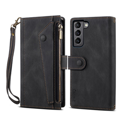 ESEBLE Retro Frosted RFID Flip Leather Phone Case, For Samsung Galaxy S25 FE 5G, For Samsung Galaxy S25 Edge 5G, For Samsung Galaxy S25 5G, For Samsung Galaxy S25+ 5G, For Samsung Galaxy S25 Ultra 5G, For Samsung Galaxy S24 FE 5G�����������������������...