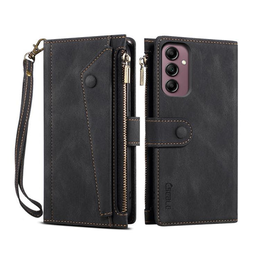 ESEBLE Retro Frosted RFID Flip Leather Phone Case, For Samsung Galaxy S25 FE 5G, For Samsung Galaxy S25 Edge 5G, For Samsung Galaxy S25 5G, For Samsung Galaxy S25+ 5G, For Samsung Galaxy S25 Ultra 5G, For Samsung Galaxy S24 FE 5G�����������������������...