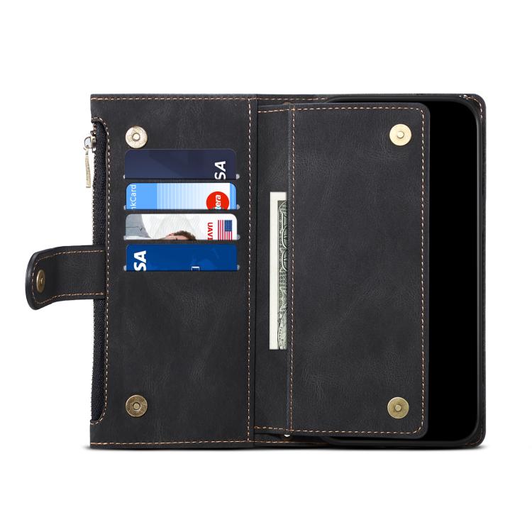 ESEBLE Retro Frosted RFID Flip Leather Phone Case, For Samsung Galaxy S25 FE 5G, For Samsung Galaxy S25 Edge 5G, For Samsung Galaxy S25 5G, For Samsung Galaxy S25+ 5G, For Samsung Galaxy S25 Ultra 5G, For Samsung Galaxy S24 FE 5G�����������������������...