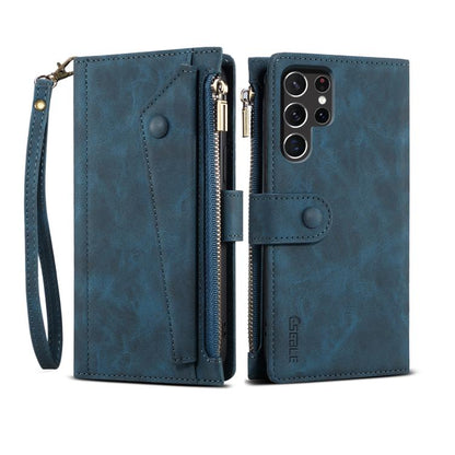ESEBLE Retro Frosted RFID Flip Leather Phone Case, For Samsung Galaxy S26+ 5G, For Samsung Galaxy S26 Ultra 5G, For Samsung Galaxy S26 5G, For Samsung Galaxy S25 FE 5G, For Samsung Galaxy S25 Edge 5G, For Samsung Galaxy S25 5G, For Samsung Galaxy S25+ ...