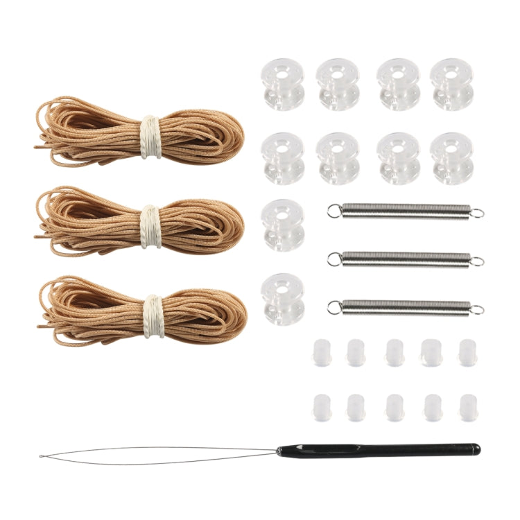 27 pièces / Set RV / Yacht Stores plissés Accessoires Cordon de tirage Bouchon de roue double Ressort