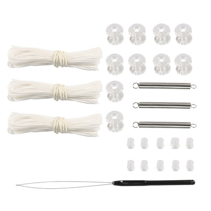 27 pièces / Set RV / Yacht Stores plissés Accessoires Cordon de tirage Bouchon de roue double Ressort