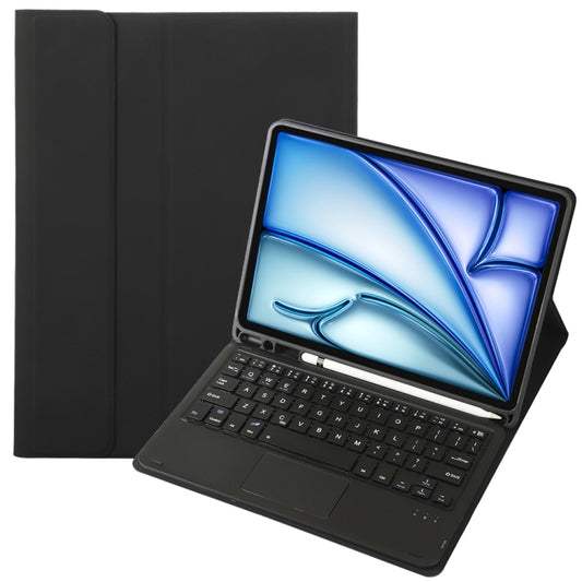 A098B-A Detachable Ultra-Thin Bluetooth Touch Keyboard Leather Tablet Case with Pen Slot, For iPad Air 11 2025 / 2024 / Air 5 10.9 / Air 4