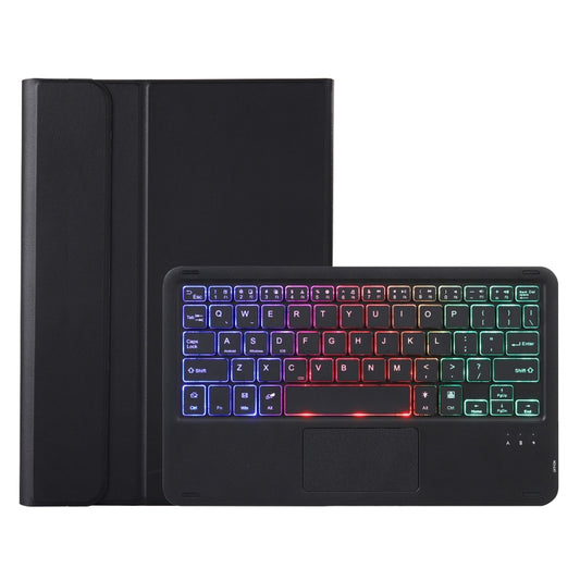 A098B-AS Detachable Ultra-Thin Backlit Bluetooth Touch Keyboard Leather Tablet Case with Pen Slot, For iPad Air 11 2025 / 2024 / Air 5 10.9 / Air 4