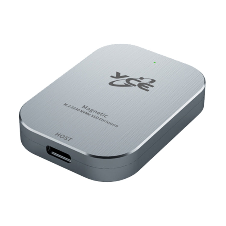 YCE-V195B USB-C / Type-C Female to M.2 NVMe SSD Magnetic Hard Drive Enclosure, YCE-V195B