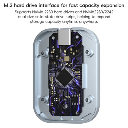 YCE-V195B USB-C / Type-C Female to M.2 NVMe SSD Magnetic Hard Drive Enclosure, YCE-V195B