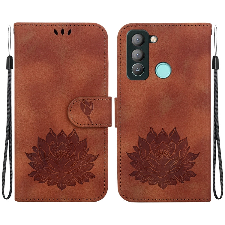 Lotus Embossed Leather Phone Case, For Tecno Camon 30 Premier 5G, For Tecno Pova 6 / Pova 6 Pro, For Tecno Camon 30 Pro, For Tecno Camon 30 4G / 5G, For Tecno Spark 20 Pro+, For Tecno Spark 20 Pro, For Tecno Spark G0 2024 / Spark 20                    ...