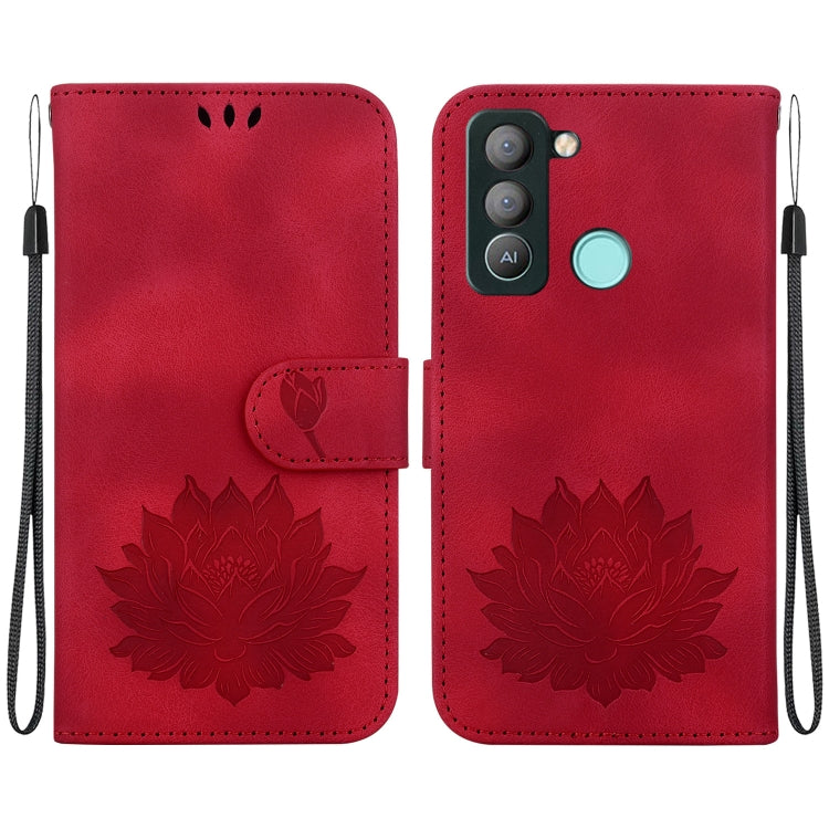Lotus Embossed Leather Phone Case, For Tecno Camon 30 Premier 5G, For Tecno Pova 6 / Pova 6 Pro, For Tecno Camon 30 Pro, For Tecno Camon 30 4G / 5G, For Tecno Spark 20 Pro+, For Tecno Spark 20 Pro, For Tecno Spark G0 2024 / Spark 20                    ...