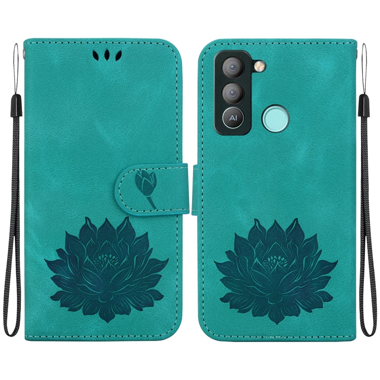 Lotus Embossed Leather Phone Case, For Tecno Camon 30 Premier 5G, For Tecno Pova 6 / Pova 6 Pro, For Tecno Camon 30 Pro, For Tecno Camon 30 4G / 5G, For Tecno Spark 20 Pro+, For Tecno Spark 20 Pro, For Tecno Spark G0 2024 / Spark 20                    ...