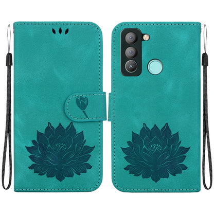 Lotus Embossed Leather Phone Case, For Tecno Camon 30 Premier 5G, For Tecno Pova 6 / Pova 6 Pro, For Tecno Camon 30 Pro, For Tecno Camon 30 4G / 5G, For Tecno Spark 20 Pro+, For Tecno Spark 20 Pro, For Tecno Spark G0 2024 / Spark 20                    ...